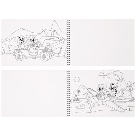 Альбом для рисования 24л. "Приключения Енота" Мульти-Пульти А24сп_37223