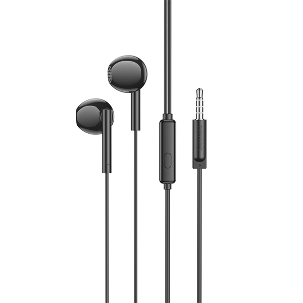 Гарнитура проводная BOROFONE BM76 вставные, кабель 1.2м, черный