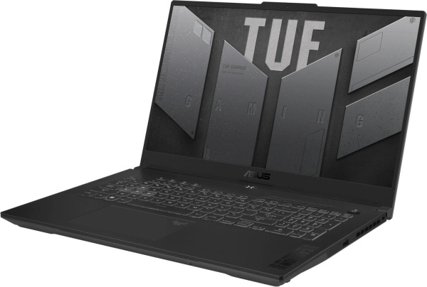 Ноутбук Asus TUF Gaming A16 FA607NUQ-WS73 Ryzen 7 170 16Gb SSD512Gb NVIDIA GeForce RTX4050 6Gb 16" IPS WUXGA (1920x1200) Windows 11 Home Multi Language grey WiFi BT Cam (90NR0QF3-M00CF0)