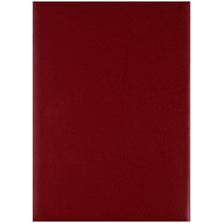 Папка адресная (без надписей), OfficeSpace, бумвинил, бордовая (277209)