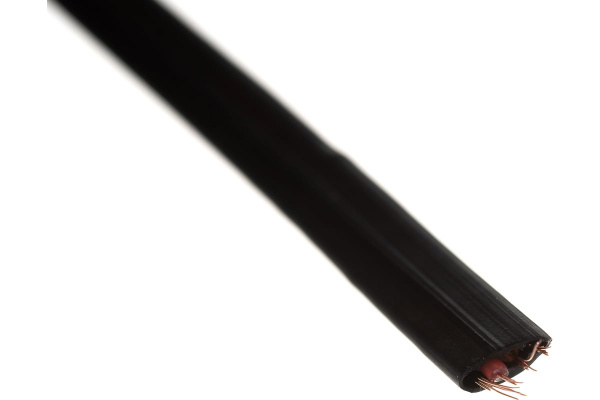 Кабель телефонный ШТЛП-4 Cu, Rexant 01-5109, метражом, черный