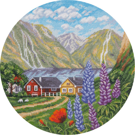 Набор для вышивания "PANNA" PS-1970 "Ласковое лето" 24 х 24 см