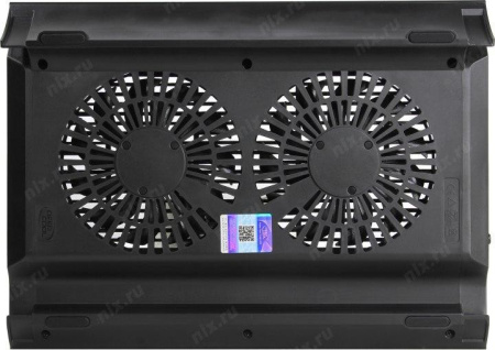 Охладитель Deepcool <DP-N24N-N8BK> NoteBook Cooler N8 BLACK (25.1дБ 1000об/мин USB  питание)