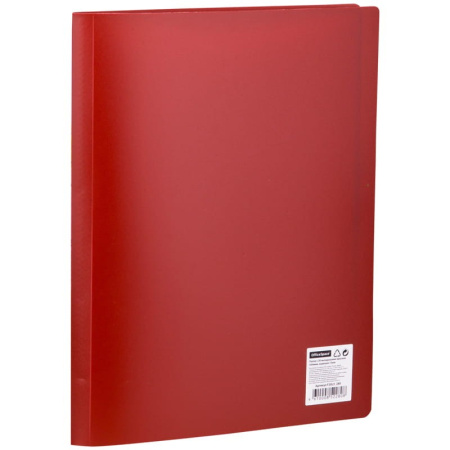Папка с 20 вкл. OfficeSpace 17мм. 400мкм. красная (F20L3_280)