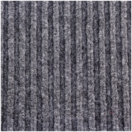 Коврик входной влаговпитывающий, ворсовый, ребристый OfficeClean, 120*150см, серый (285741)