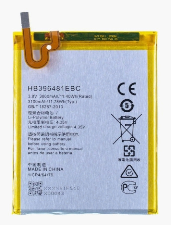 АКБ (аккумулятор) Huawei HB396481EBC (Honor 5X/G8/Y6 II) 3.8V 3000mAh