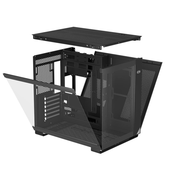 Корпус без блока питания/ Case PCCooler C3 T500 BK, Midi-Tower, TG, no fans, 1xUSB-C 3.1 + 2xUSB-A 3.0, ATX, mATX, mITX Black