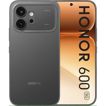 Смартфон Honor 600 12Гб 256Гб Черный 6.57", AMOLED, 2728*1264, 1*2.8+3*1.84+4*2.4Ггц, 200+12МП, 50Мп, NFC, 5G, 7000мАч, And 16