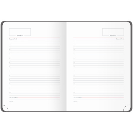 Ежедневник OfficeSpace А5 136л. недат. " Eagle", коричневый ENA5_53157