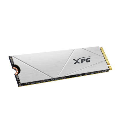 Твердотельный накопитель/ ADATA SSD GAMMIX S60 BLADE, 512GB, M.2(22x80mm), NVMe, PCIe 4.0 x4, 3D NAND, R/W 4700/1700MB/s, IOPs -/-, TBW 110, DWPD 0.12, with HeatSink (5 лет)