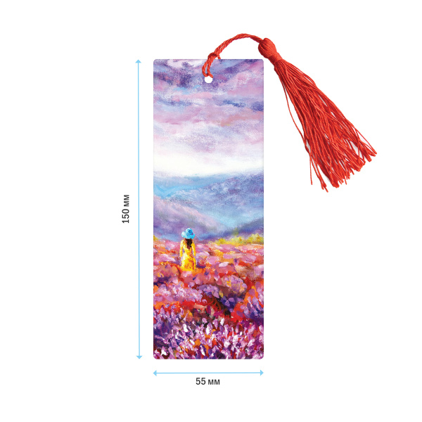 Закладка для книг ArtSpace "Elegance" 3D, с линейкой (3D_45120)