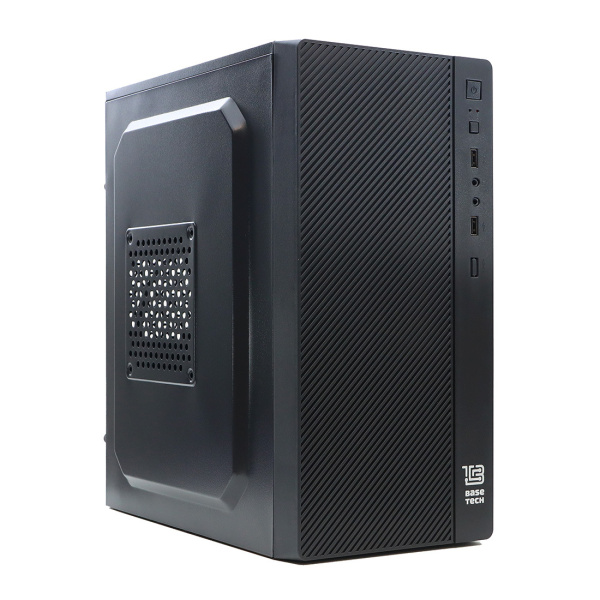 Корпус mATX 450w BaseTech M3402 (2*USB2.0,Audio,черный)[BT-M3402-450W-B]