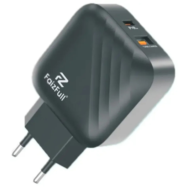 Зарядное_устройство - TypeC+USB 35W FaizFULL FC160 QC3.0+PD3.0 черный