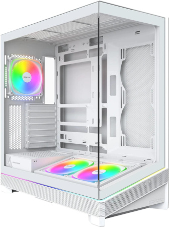 Корпус Montech SKY 3 белый без БП ATX 8x120mm 5x140mm 2xUSB3.0 audio bott PSU