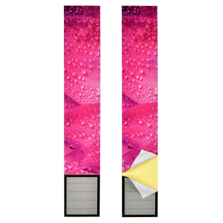 Этикетки самоклеящиеся для папок-регистраторов с корешком 50мм "Цветок" 6шт (58508)