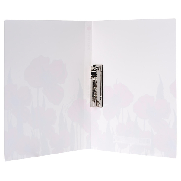 Папка с боковым прижимом Hatber "Red on White" 14мм. (AC4_11104)