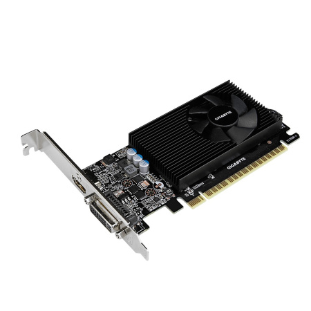 Видеокарта GeForce GT730 Gigabyte 2Гб GDDR5,64bit,DVI,HDMI (GV-N730D5-2GL) ret Видеокарта GeForce GT730 Gigabyte 2Гб GDDR5,64bit,DVI,HDMI (GV-N730D5-2GL) ret