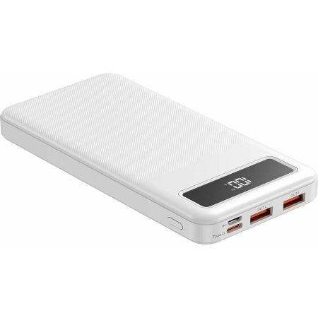 Аккумулятор внешний 10000_mAh TFN Porta LCD PD 22.5W белый (TFN-PB-321-WH)