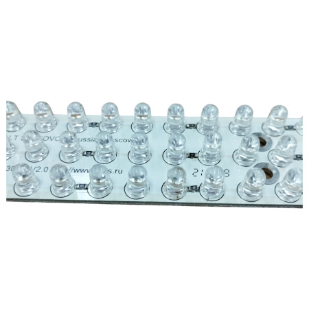 Модуль светодиодный 12в, 30*3LED 5мм, 265*28*10мм, красный, LN-30x3 RF