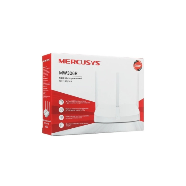 Маршрутизатор Mercusys MW306R 802.11n 300_Mbps 3xLAN