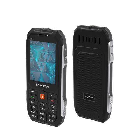 Сотовый Maxvi T101 Black 2sim/2.8"/320*240/microSD/Bt/4000мАч/моноблок