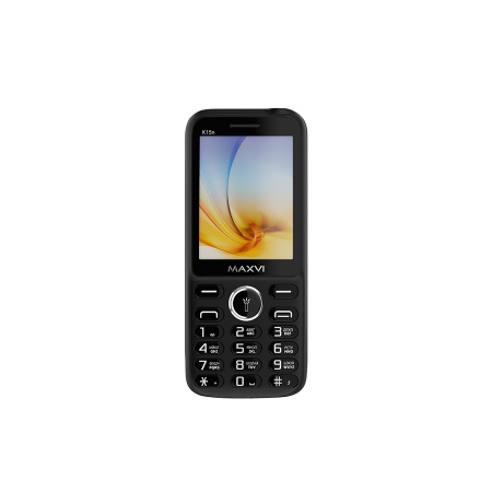 Сотовый Maxvi K15n Black 2sim/2.8"/320*240/microSD/0.5МП/Bt/1400мАч/моноблок