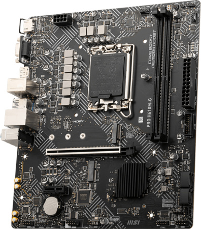 Мат.плата S1700 H610 MSI PRO H610M-G (mATX,2DDR5,M.2,4SATA3,VGA,HDMI,DP,PC4800)