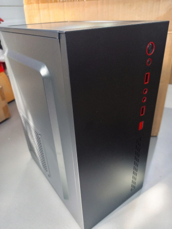 Распродажа! Корпус mATX 450w ExeGate BAA-403-AAA450 (2*USB2.0,Audio,черный,БП AAA450 с вент. 8см)(повреждение боковой крышки)