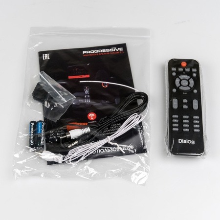 Актив.колонки 2.1 Dialog Progressive AP-240B 70Вт, Bluetooth, USB/SD, питание от сети, Black