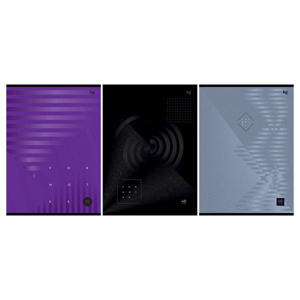 Тетрадь А4 48л. кл. "Monocolor. For notes" BG Т4ск48 63252