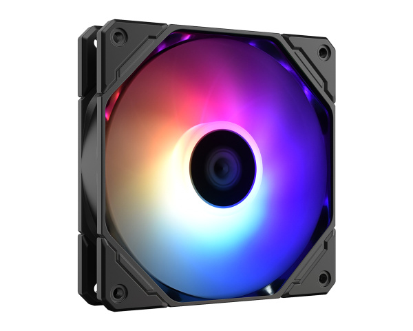 Кулер в корпус 120х120х25 ID-COOLING TF-12025-PRO-ARGB (500-1800prm/4Pin PWM/3Pin 5V ARGB/82.5 CFM/35.2дБ/подшипник гидравлический/ARGB)
