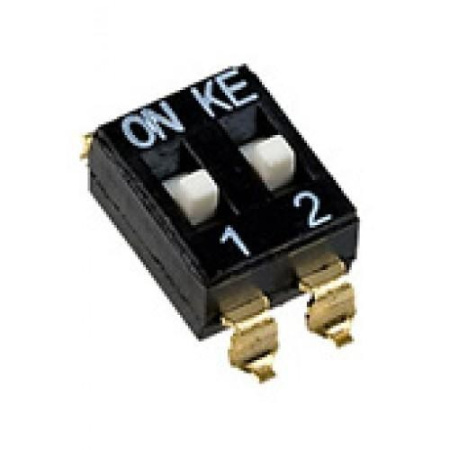 Переключатель SMD  SP2T, шаг 2.54мм, SWD 4-2