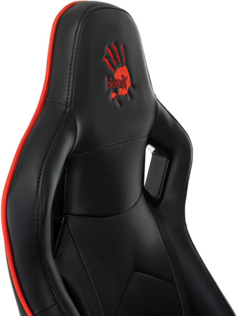 Кресло игровое A4Tech Bloody GC-840 черный сиденье черный экокожа с подголов. крестов. металл черный пластик черный (комплект 1шт)