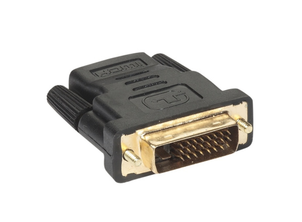 Переходник DVI_24+1(M)-HDMI(F) ExeGate EX-HDMI-DVI-2 v1.4b, позолоченные контакты, экран