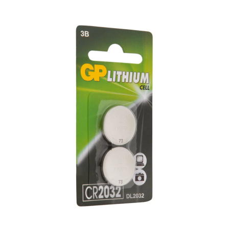 Батарейка CR2032 GP 2шт. /3В. литиевая