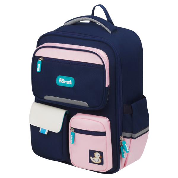 Ранец Forst F-Style "Pink" 38*26,5*16см, 1 отделение FT-RY-032401