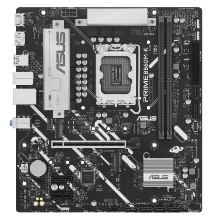 Мат.плата S1851 B860 ASUS PRIME B860M-K (mATX,2DDR5,2M.2,PCI-E16,2PCI-E,4SATA,HDMI,DP,PC8800)