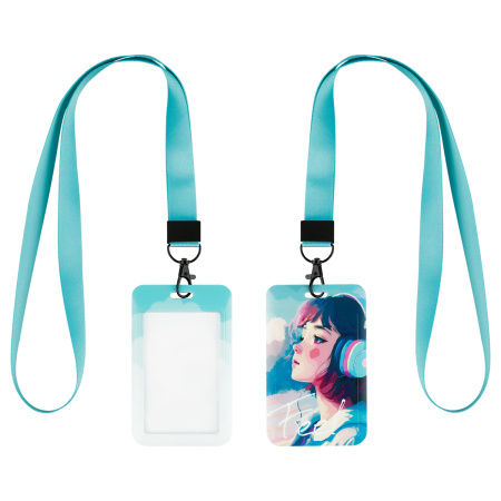 Бейдж верт. MESHU "Inspiration", 110*70мм, лента с карабином (MS_54240)