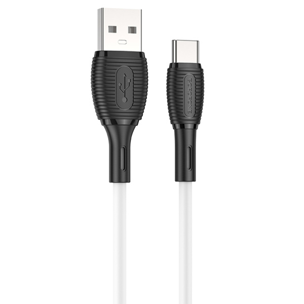 Кабель USB Type-C (m) - USB(m) BOROFONE BX86, 1м, 3.0A, белый