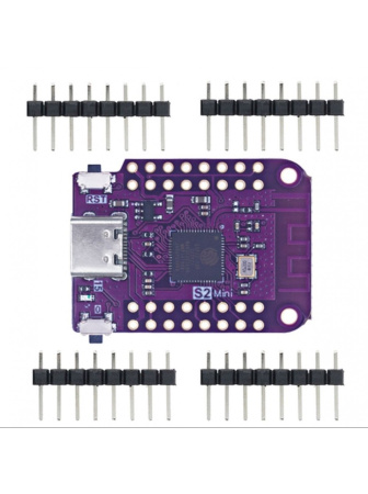 Плата отладачная WeMos S2 Mini V1, ESP32, Type-C