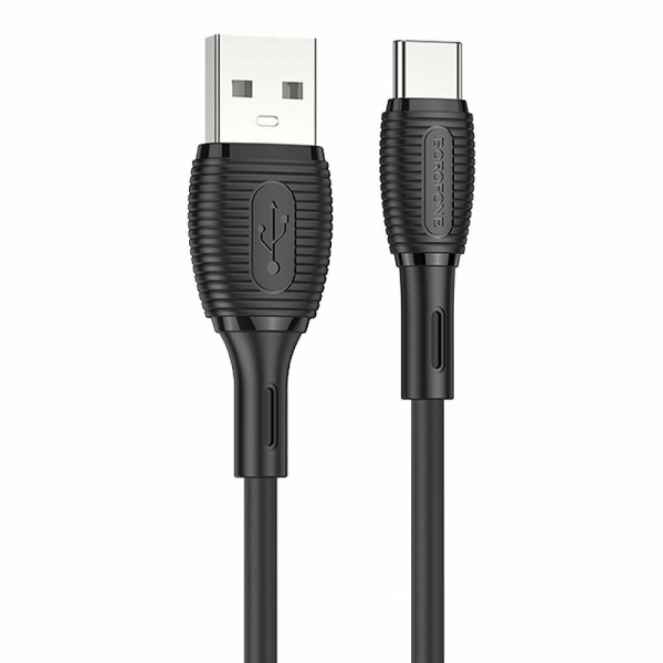Кабель USB Type-C (m) - USB(m) BOROFONE BX86, 1м, 3.0A, черный