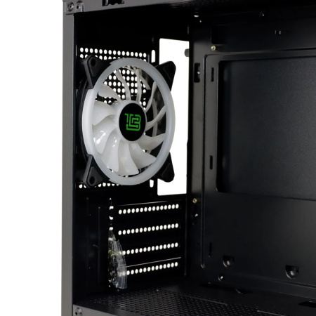 Корпус mATX Б_БП BaseTech eXtreme GFX-06 (USB3.0,Audio,TG,черный,4х120мм FRGB)[BT-GFX-06-MESH-4F-RGB]