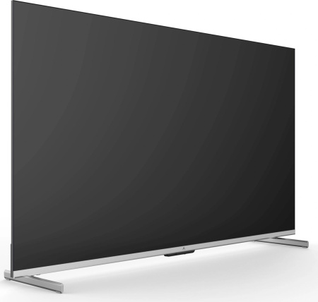 Телевизор QLED Digma Pro 55" Mini LED 55Q Google TV Frameless серебристый 4K Ultra HD 144Hz MEMC DVB-T DVB-T2 DVB-C DVB-S DVB-S2 USB WiFi Smart TV