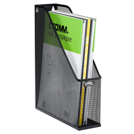 Лоток вертикальный СТАММ металл, черный ЛТВ-30823