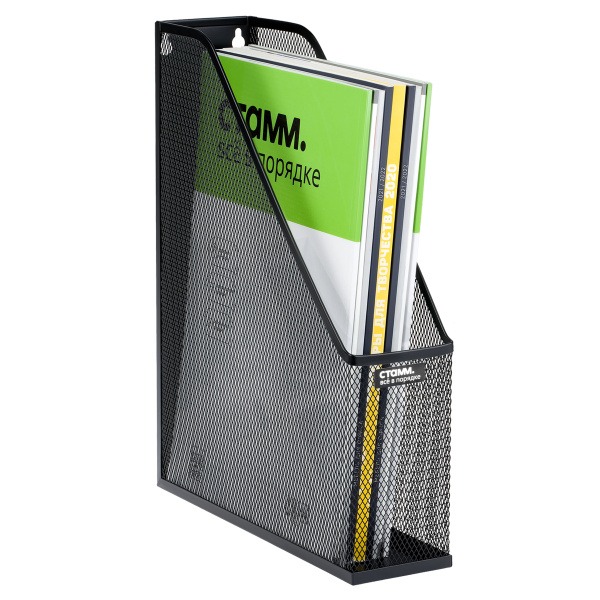 Лоток вертикальный СТАММ металл, черный ЛТВ-30823