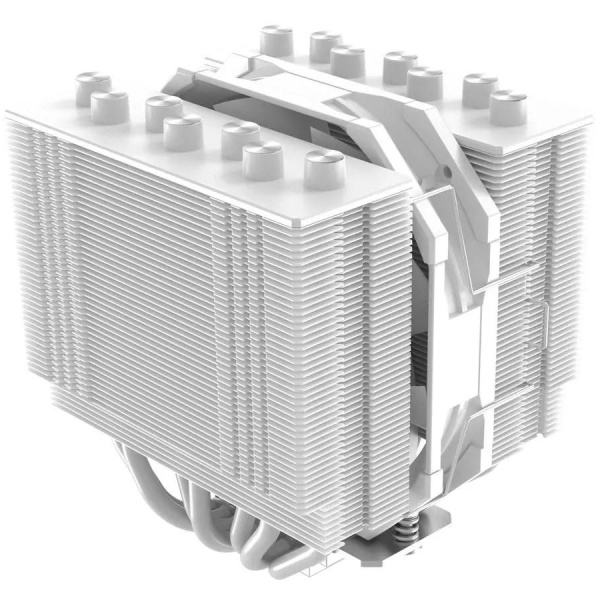 Кулер S115x/1200/1700/AMx ID-Cooling SE-207 XT SLIM SNOW (220W/120mm/700-1800rpm/7 тепл.трубок/высота 135мм!/белый)