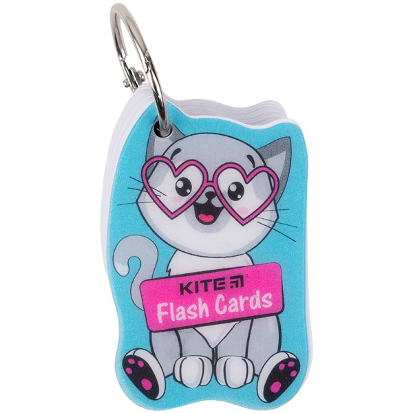 Карточки для записи иностранных слов KITE 80л. "Cat" K21-358-4