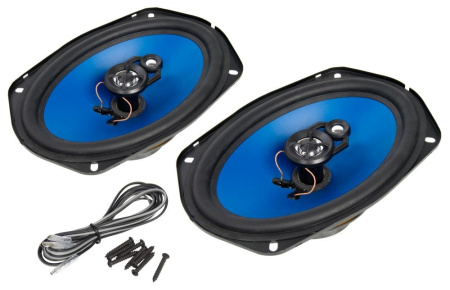 Колонки автомобильные 15x23см Digma DCA-K693 100/280Вт, 100-20000Гц, 4Ом, 90дБ, коаксиальная АС