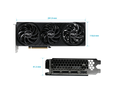 Видеокарта GeForce RTX5070 Palit 12Гб Infinity 3 GDDR7,192bit,HDMI,3DP (NE75070019K9-GB2050S) ret
