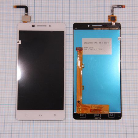 Дисплейный модуль ( дисплей + тачскрин ) Lenovo Vibe P1m белый